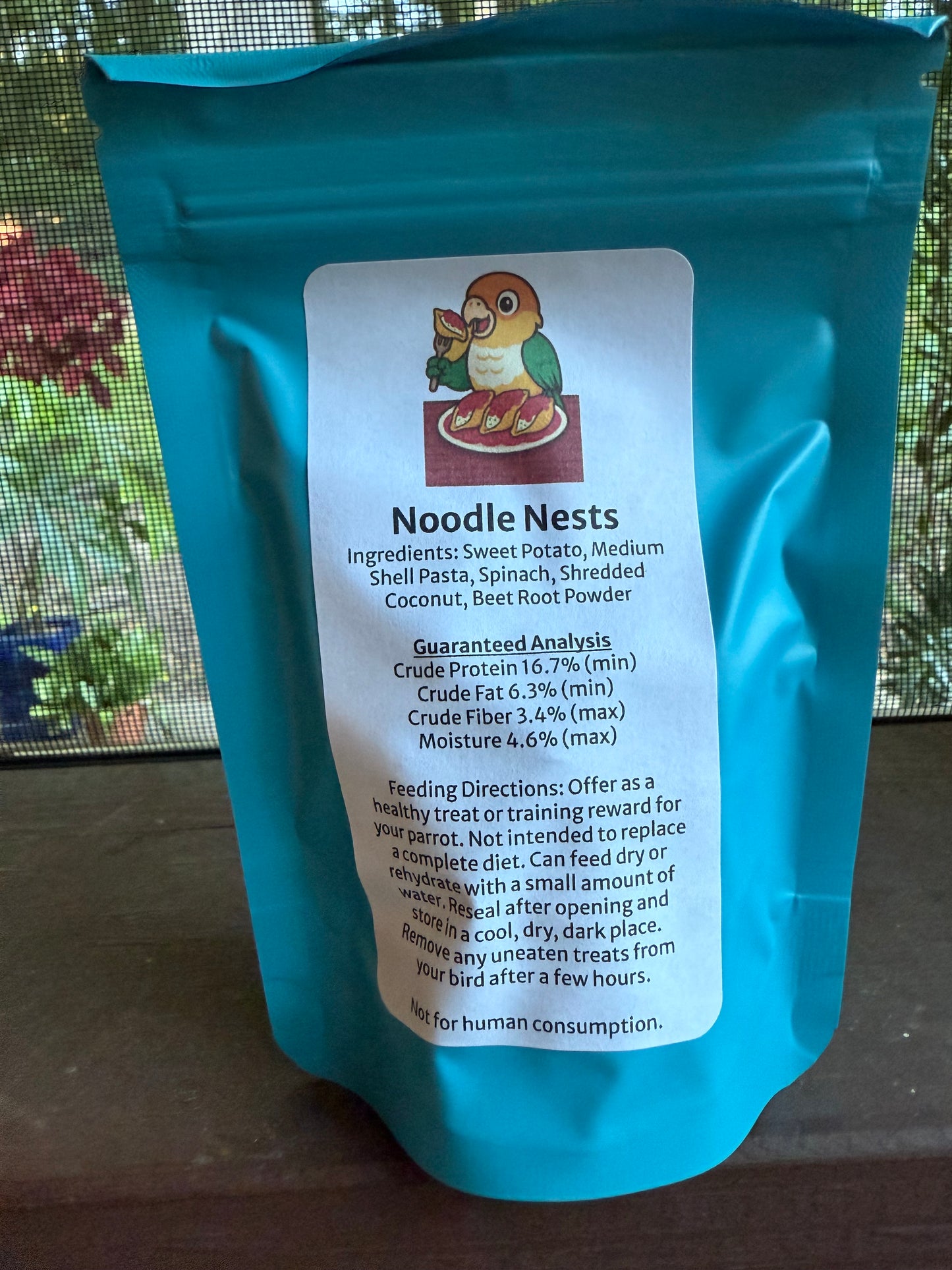 Noodle Nests – Stuffed Shell Treat for Parrots