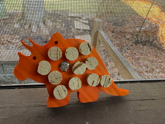 A&E Wooden Dino Bird Toy with Cork